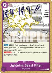 Lightning Beast Kiten - OP15-076