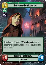 Targeted for Removal