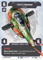 Fett's Firespray - In Pursuit