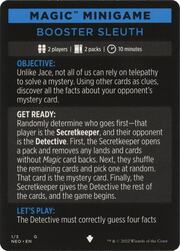 Magic Minigame: Booster Sleuth