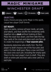 Magic Minigame: Winchester Draft