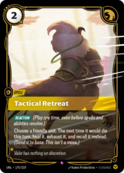 Tactical Retreat