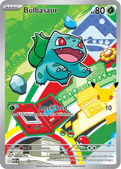 Carte Pokémon Bulbizarre n°037 — extension MEP Black Star Promos