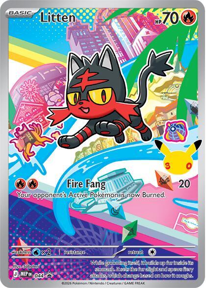 Carte Pokémon Flamiaou n°044 — extension MEP Black Star Promos