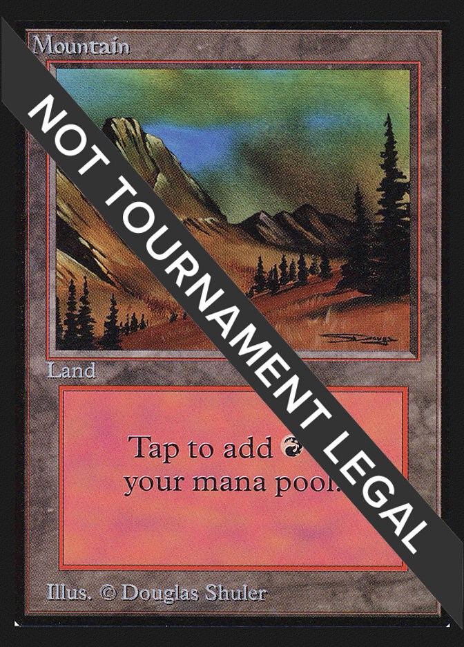 Mountain (br344) (Ben Rubin) [World Championship Decks 1998]