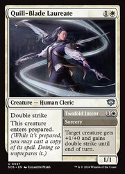 Quill-Blade Laureate // Twofold Intent