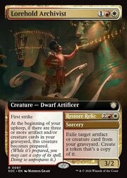 Lorehold Archivist // Restore Relic