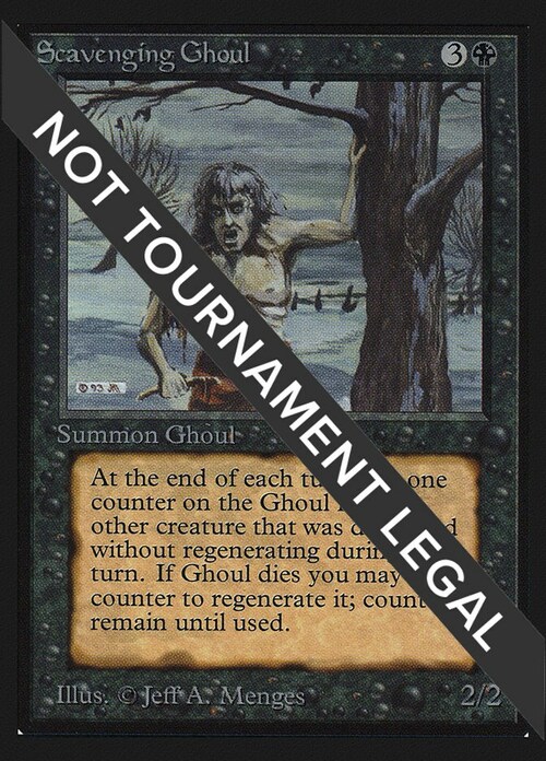 Scavenging Ghoul Card Front