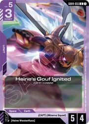 Heine's Gouf Ignited