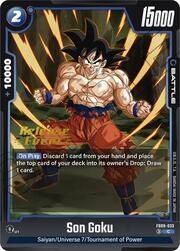 Son Goku · Pre-Release Stamped FB09-033