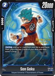 Son Goku · Pre-Release Stamped FB09-034