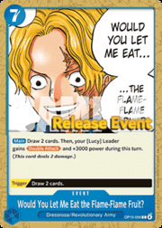 Would You Let Me Eat the Flame-Flame Fruit?