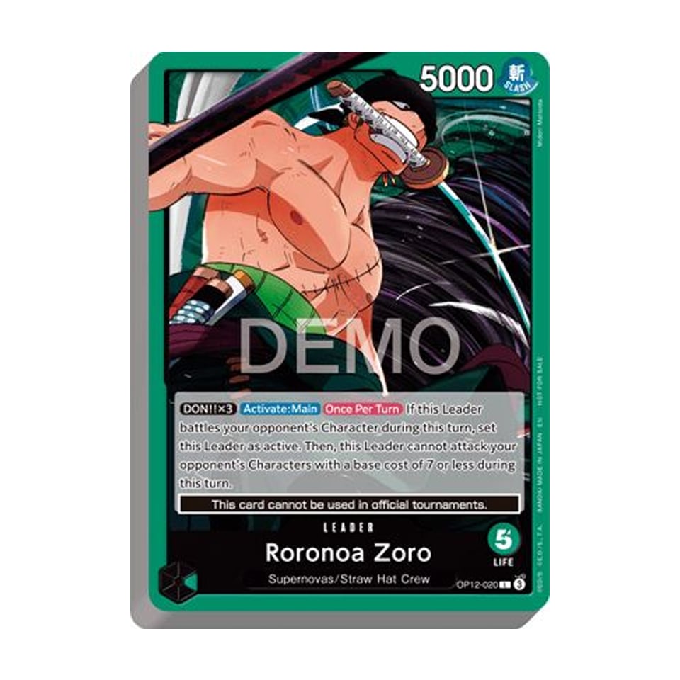 Demo Deck 2026: Roronoa Zoro