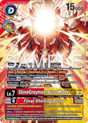 ShineGreymon: Burst Mode // Final Shining Burst
