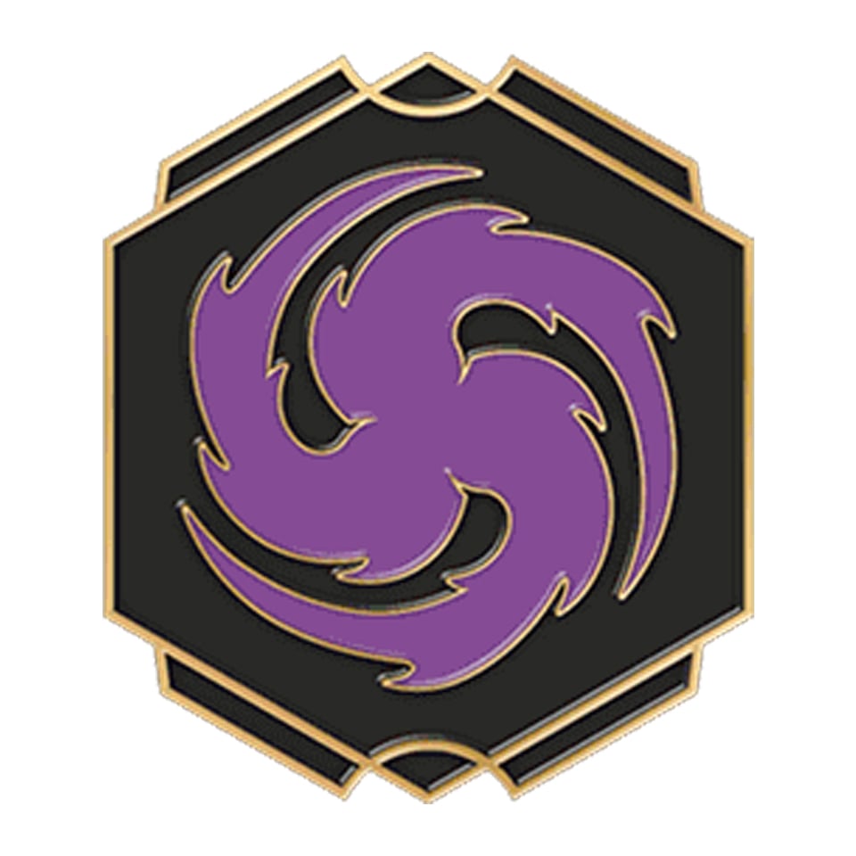 Amethyst Ink Symbol Pin