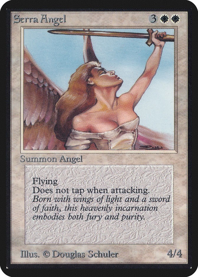 Serra Angel Limited Edition Alpha | Magic | CardTrader