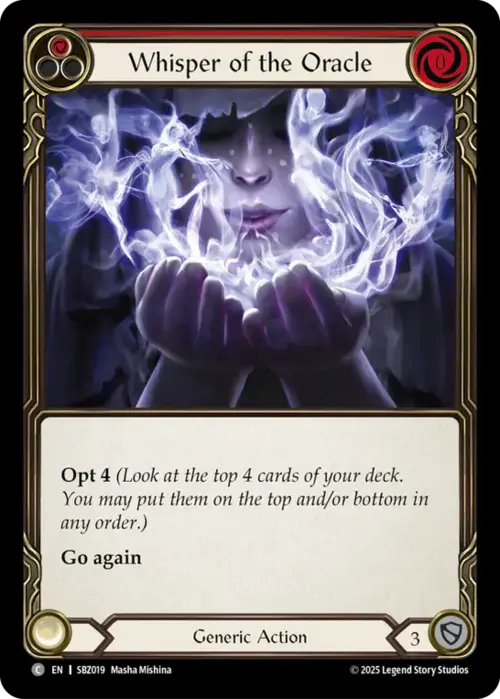 Whisper of the Oracle - Red