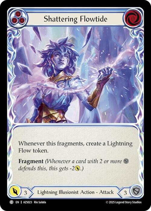Shattering Flowtide - Blue