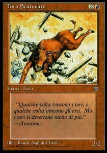 Toro Scatenato Card Front