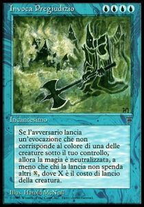 Invoke Prejudice Legends Italian | Magic | CardTrader