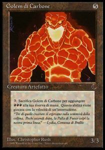 Golem di Carbone Card Front