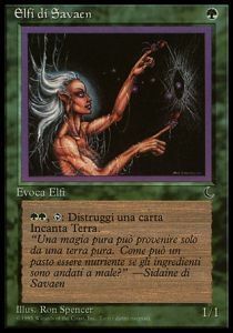 Elfi di Savaen Card Front