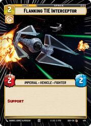 Flanking TIE Interceptor