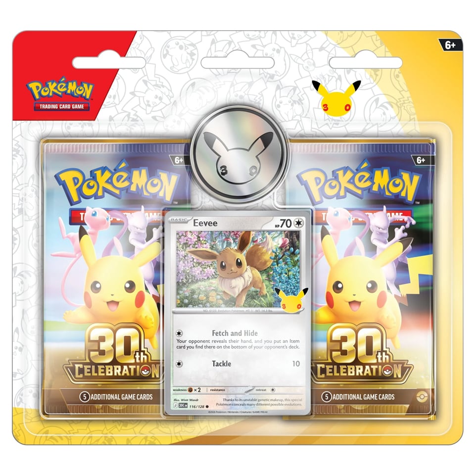 30th Celebration: Eevee 2-Pack Blister