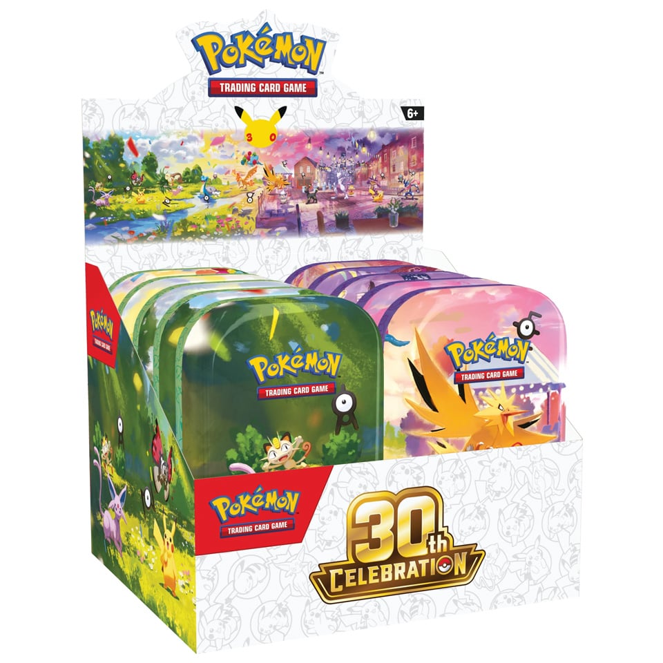 30th Celebration: Mini Tin Display