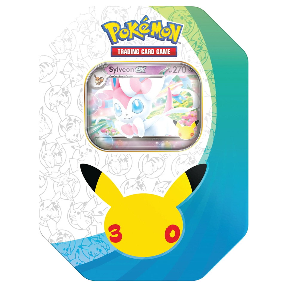 30th Celebration Sylveon ex Tin