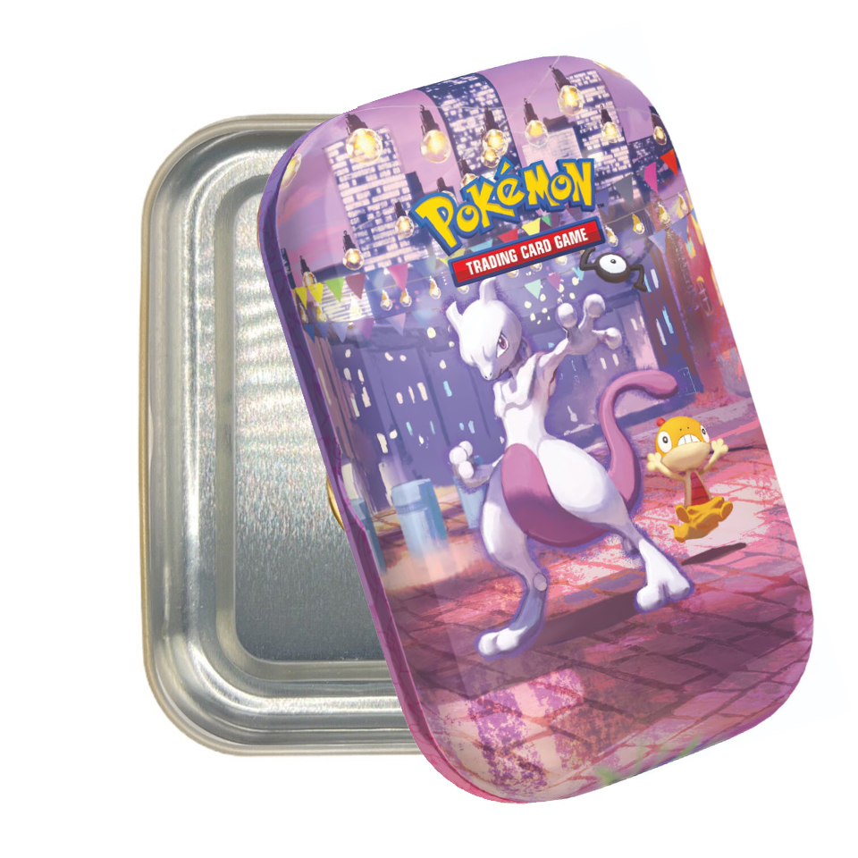 30th Celebration: Mewtwo & Scraggy Empty Mini Tin