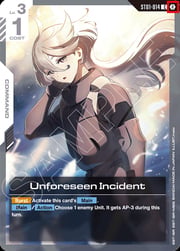 Unforeseen Incident