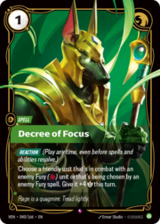 Decree of Focus