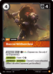Baccai Witherclaw