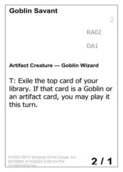 Goblin Savant