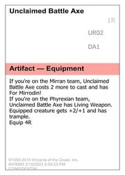 Unclaimed Battle Axe