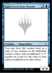 Higher Level Zone Monster