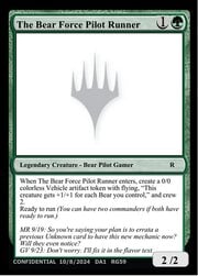 The Bear Force Pilot Runner