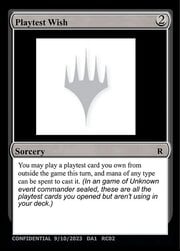 Playtest Wish