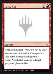 Lava, Axe