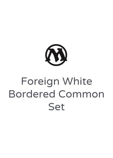 Foreign White Bordered Common Set