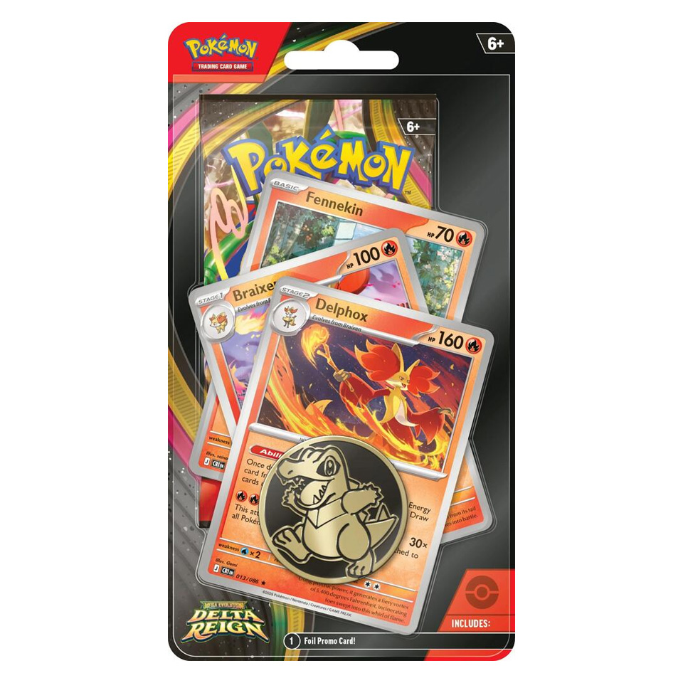 Delta Reign: Delphox Premium Checklane Blister