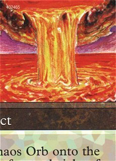 Chaos Orb Puzzle Card Frente