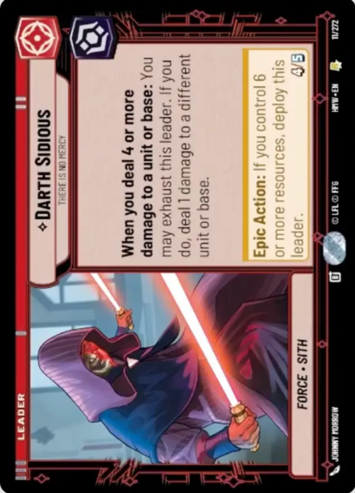 Darth Sidious - There Is No Mercy