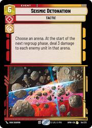 Seismic Detonation