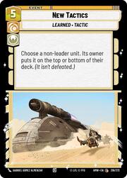 New Tactics