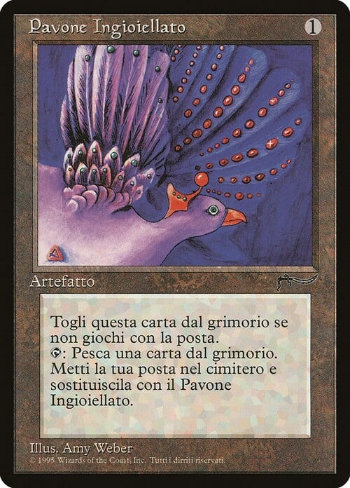 Pavone Ingioiellato Card Front