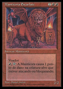 Manticora Cremisi Card Front