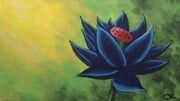 Tappetino "Black Lotus"