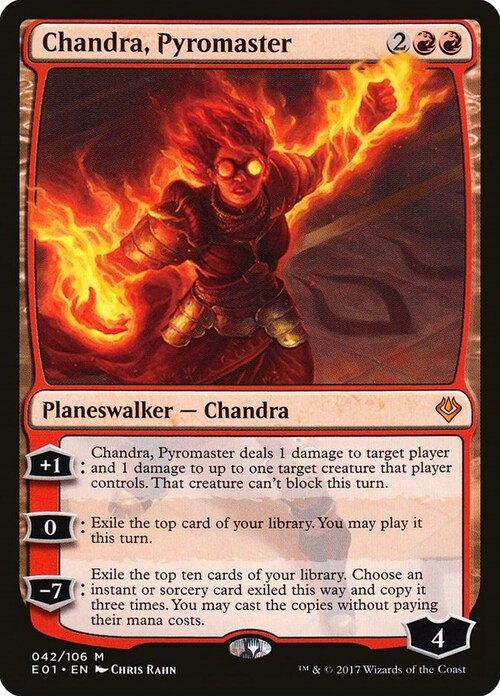 Chandra, Padrona del Fuoco Card Front
